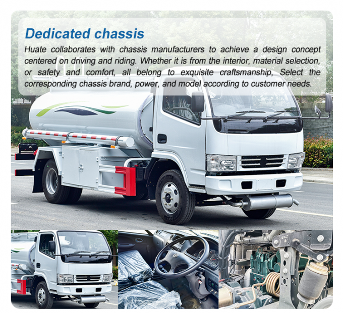 Dongfeng 4×2 Refueling Truck components diagram