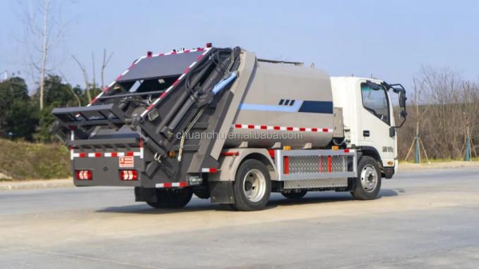 JAC 8m³ electric compactor garbage truck compactor mechanism