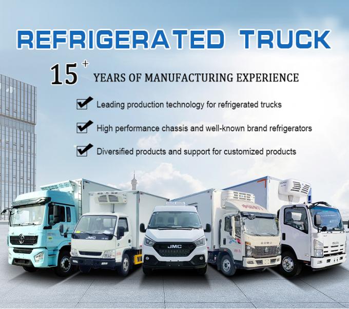 HOWO 4×2 Refrigerated Truck exterior view