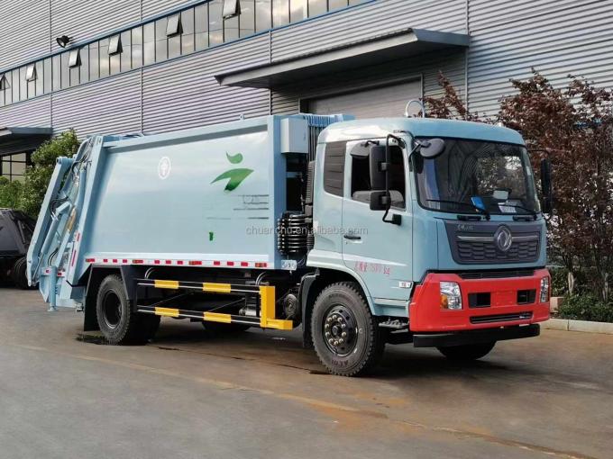 Dongfeng 4×2 Compactor Garbage Truck rear view