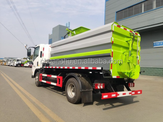 4×2 garbage compactor truck interior