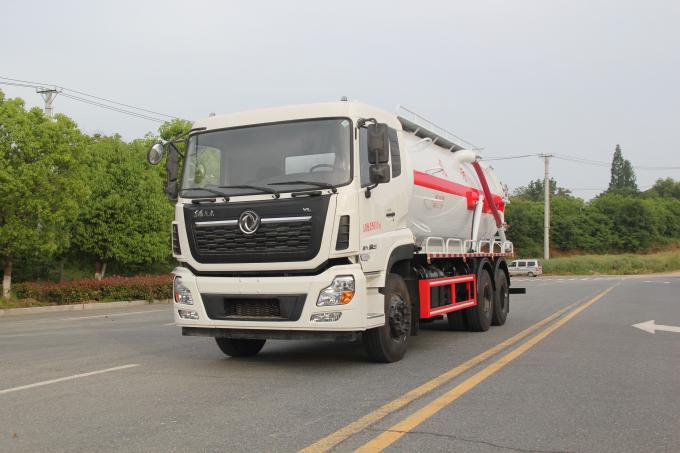 Dongfeng 6×4 Sewage Suction Truck side view